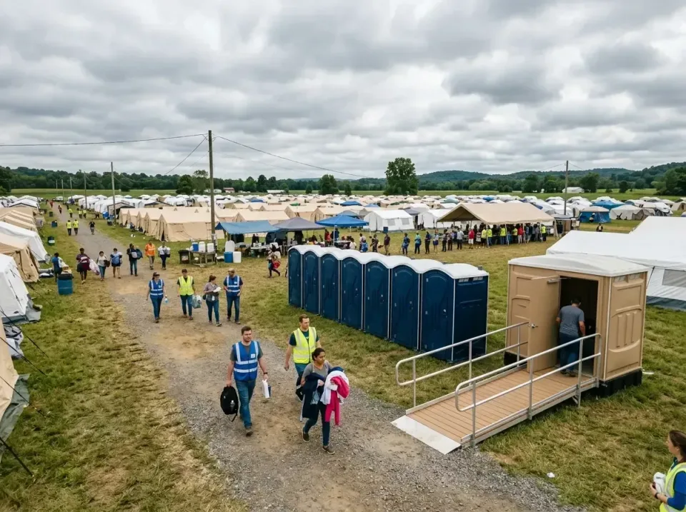 disaster-relief-camp-restrooms-010 — frequently asked questions, Dumpster & Portable Bathrooms Rental in Culver, OR